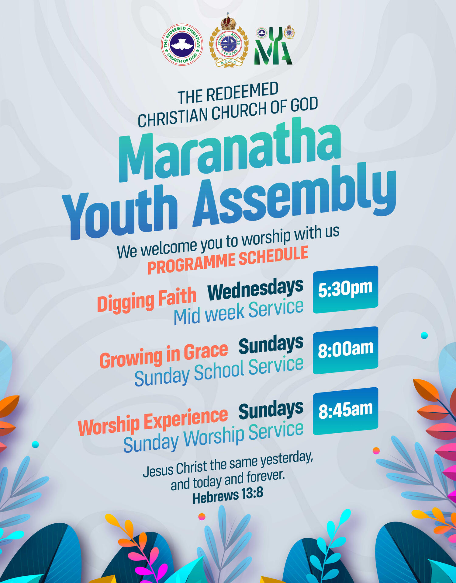 Maranatha Youth Assmebly, The Redeemed Christian Church of God