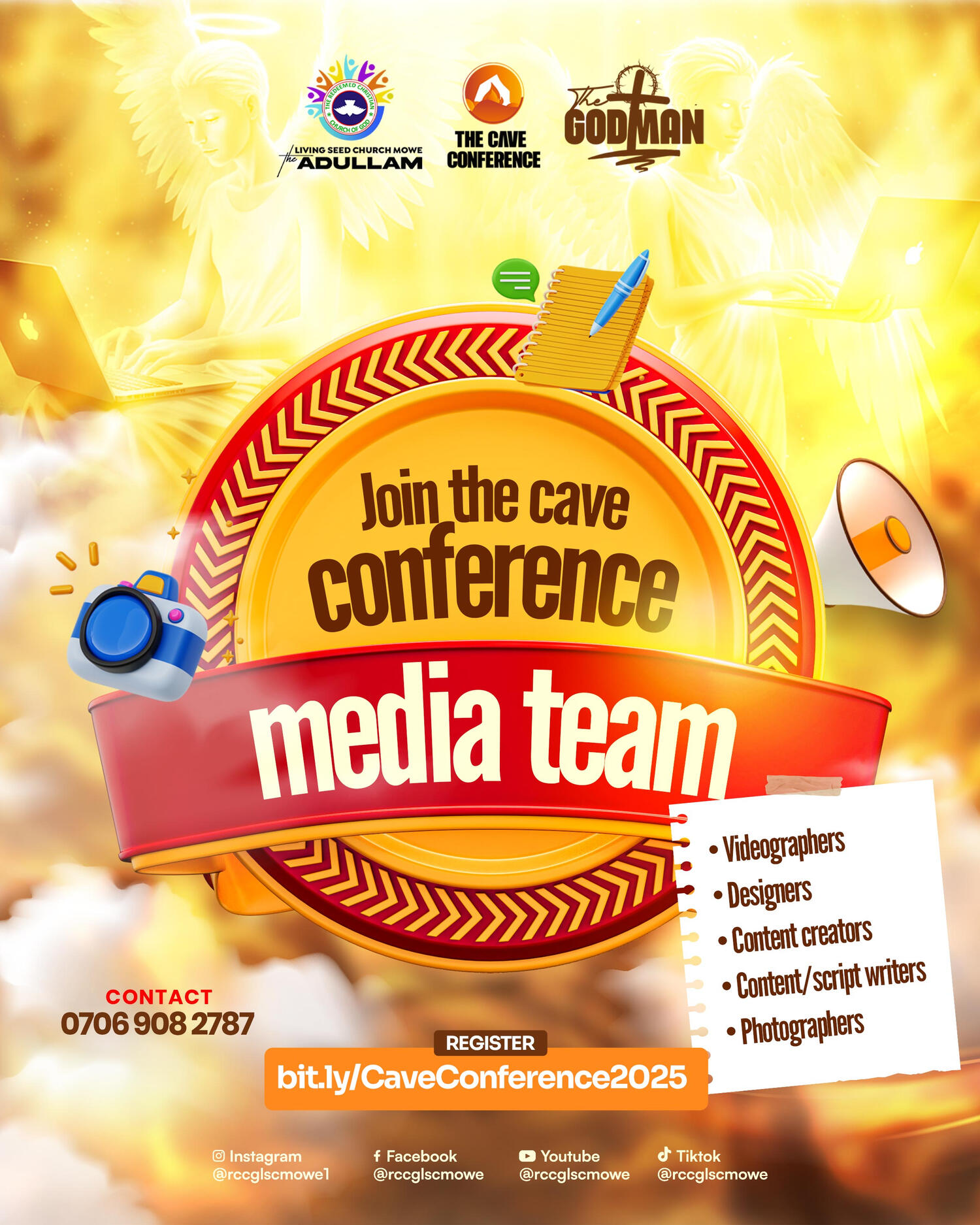 Join the cave conference media team
